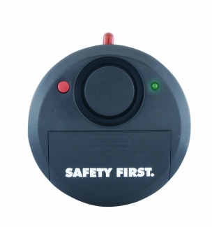 Premium Glasbruchalarm Safety First ca. 120 dB schwarz 5 Stück